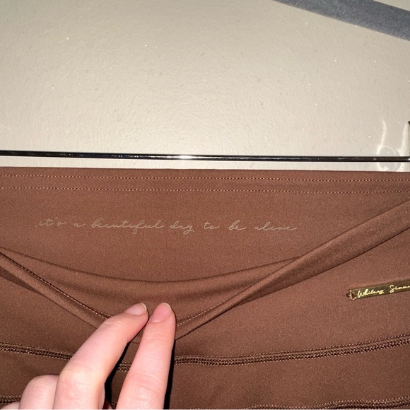Brown, Gymshark Whitney Simmons seamless leggings. Size small. - Picture 3 of 3